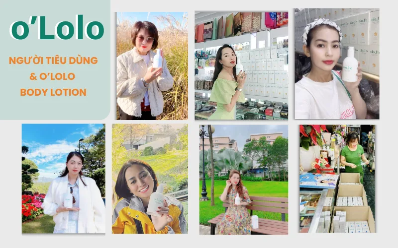 Kem dưỡng thể trắng da O'lolo
