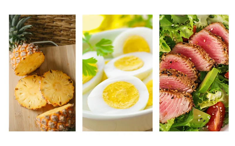 thực đơn 1 tuần cho người bị nám da