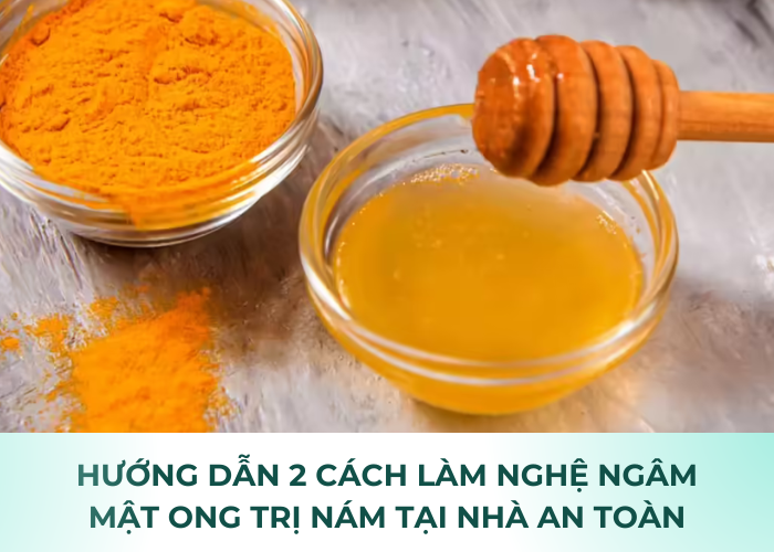 cách làm nghệ ngâm mật ong trị nám