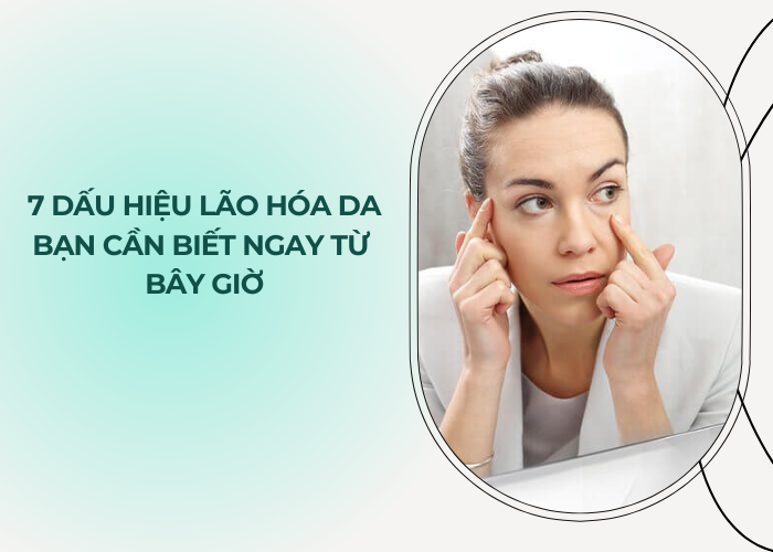 Dấu hiệu lão hóa da