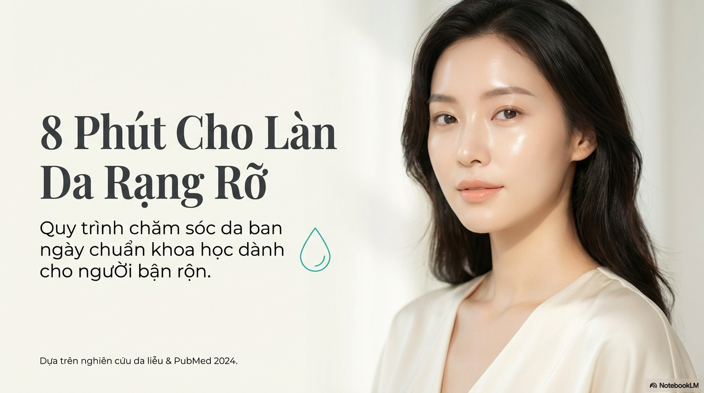 Các bước chăm sóc da mặt ban ngày
