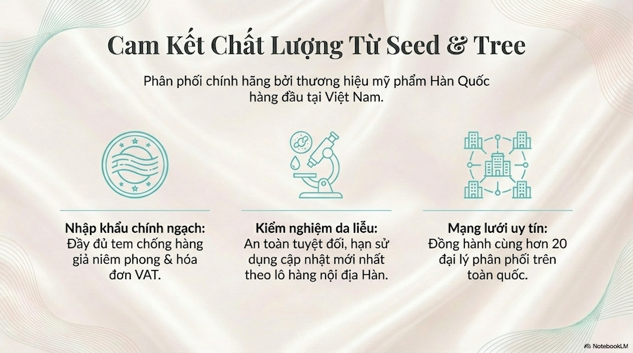 Cam kết chính hãng từ Seed & Tree