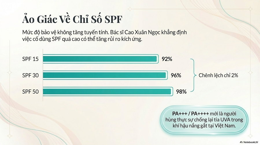 Chỉ số SPF và PA: Đọc nhãn đúng cách
