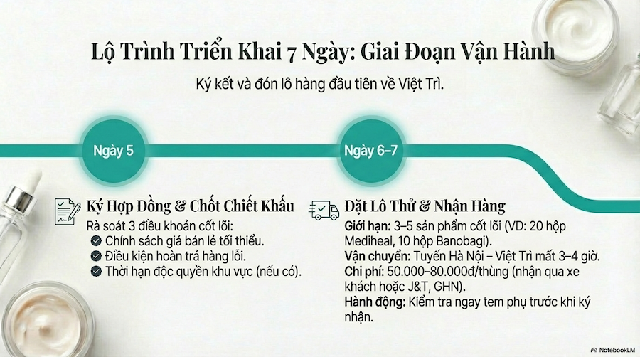 Quy Trình 7 Ngày Từ 0 Đến Lô Hàng Đầu Tiên Tại Phú Thọ