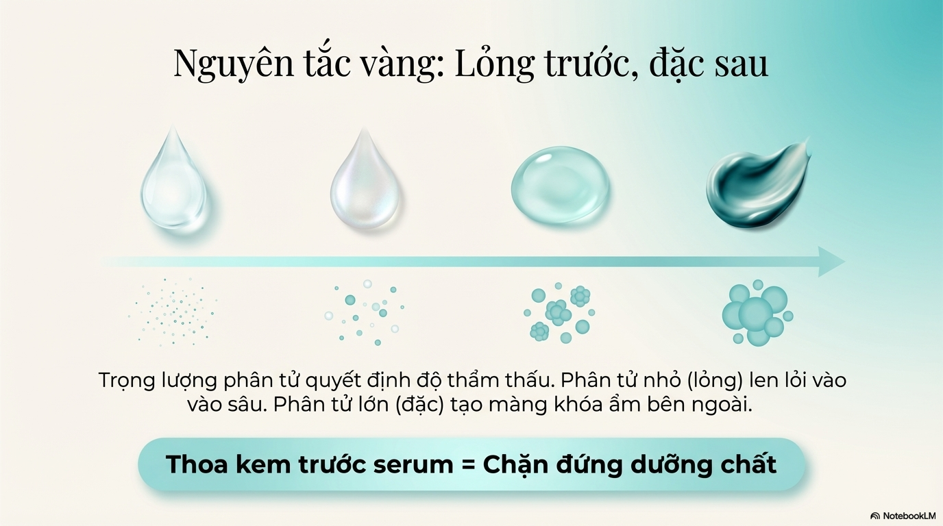 thứ tự chăm sóc da