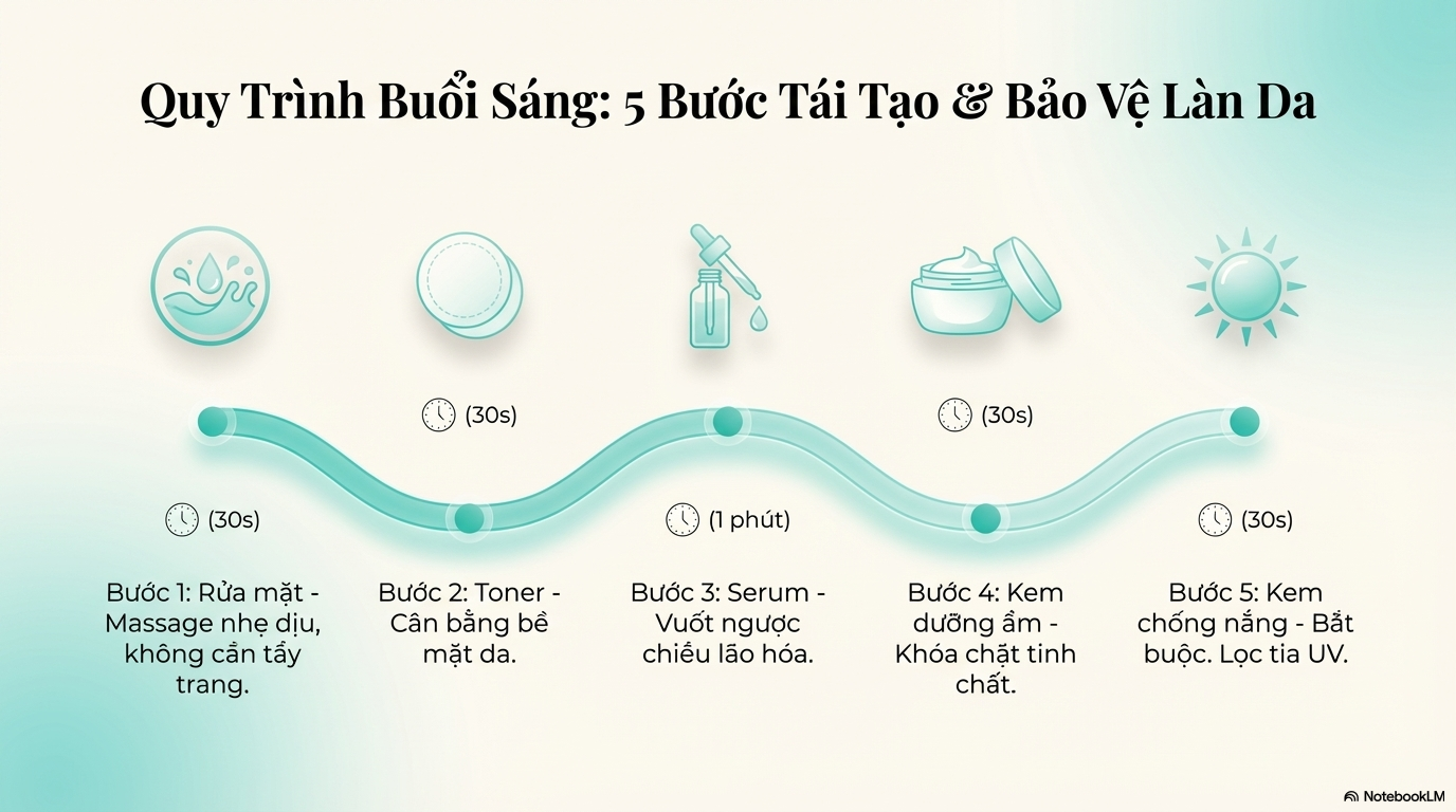 thứ tự chăm sóc da