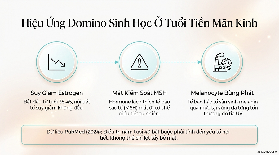 nám da tuổi 40