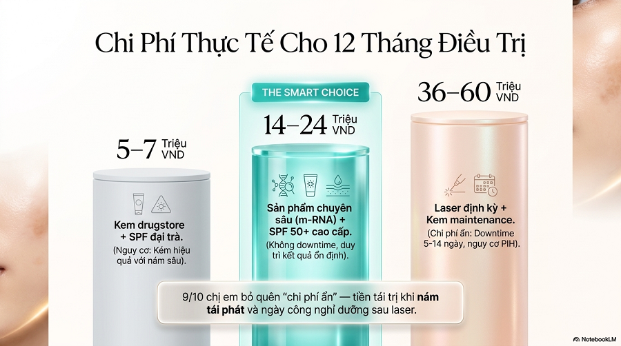nám da tuổi 40