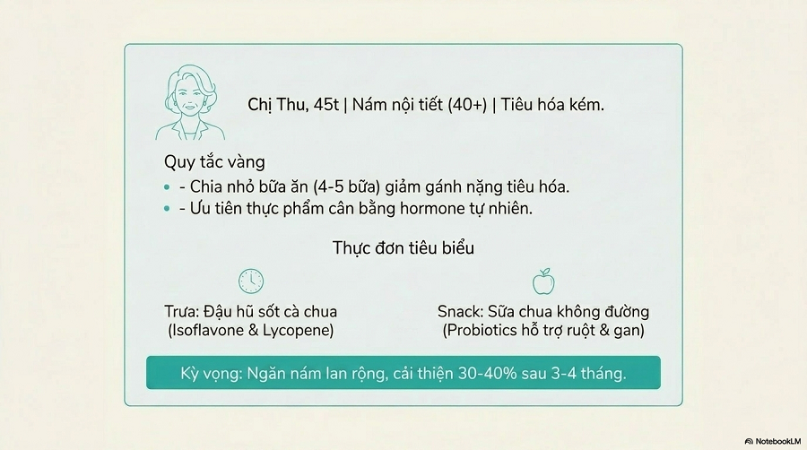 nám da nên ăn gì