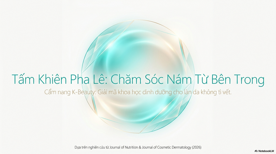 nám da nên uống gì