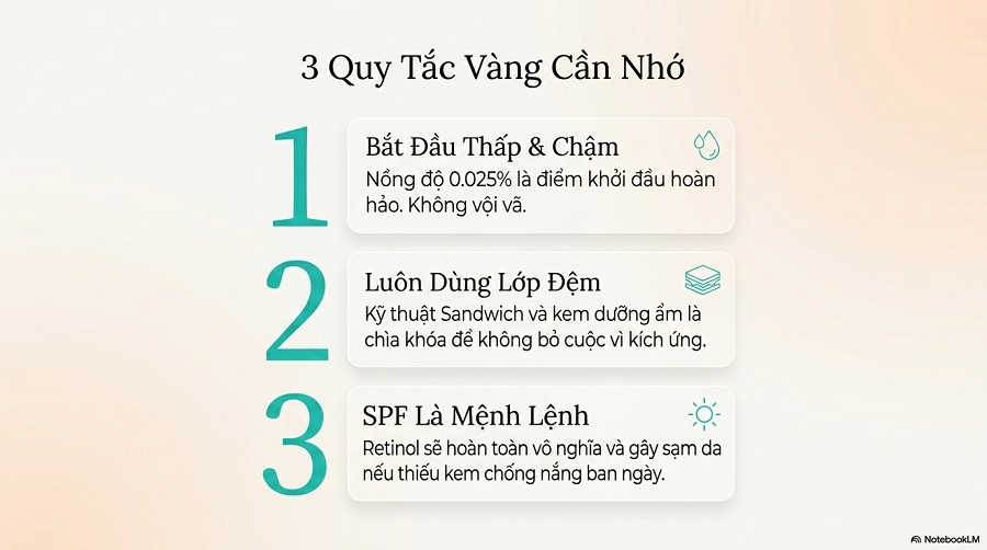 retinol trị nám