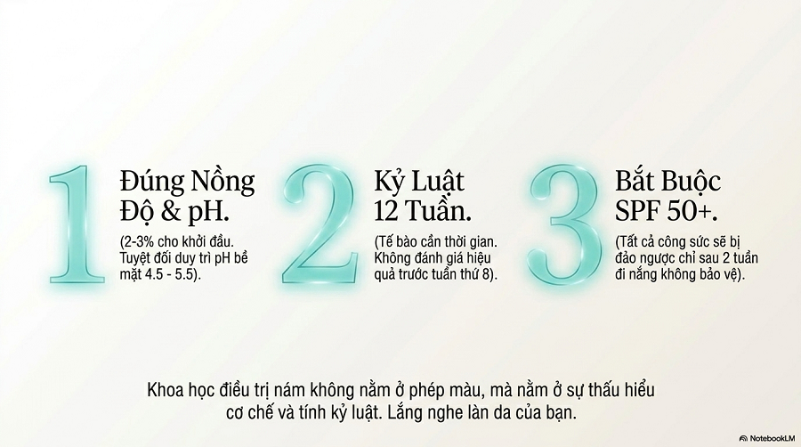 Tranexamic Acid trị nám