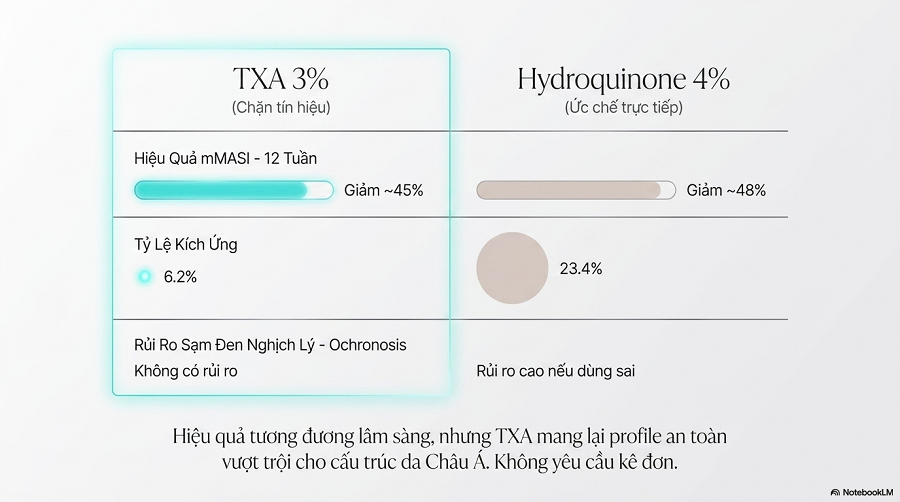 Tranexamic Acid trị nám