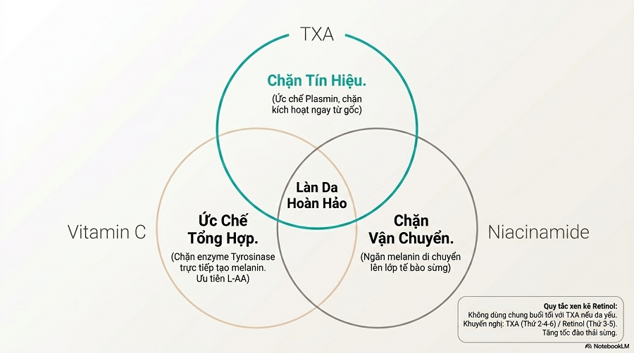 Tranexamic Acid trị nám