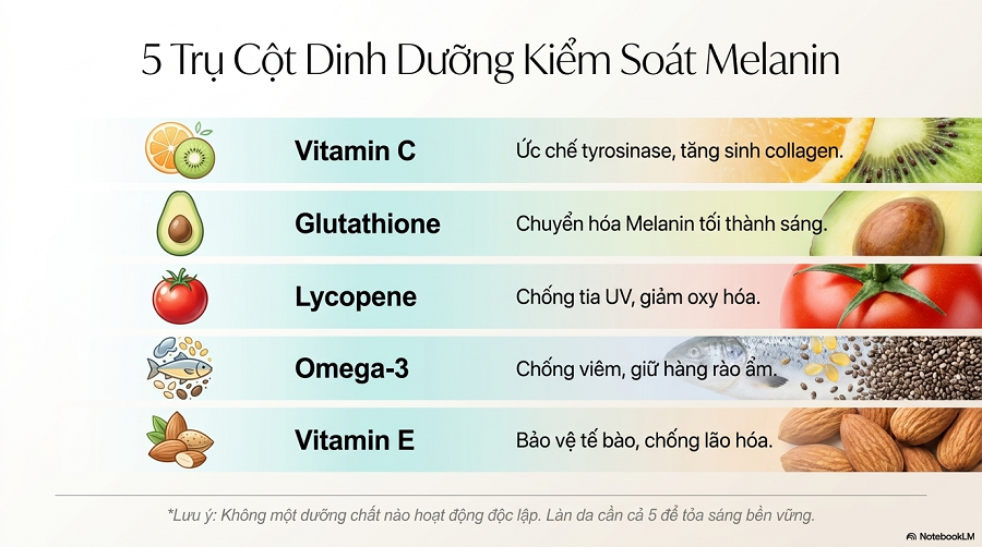 ăn gì để trắng da