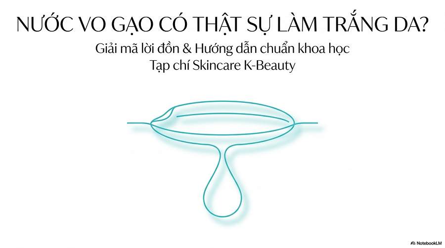 cách dùng nước vo gạo làm trắng da