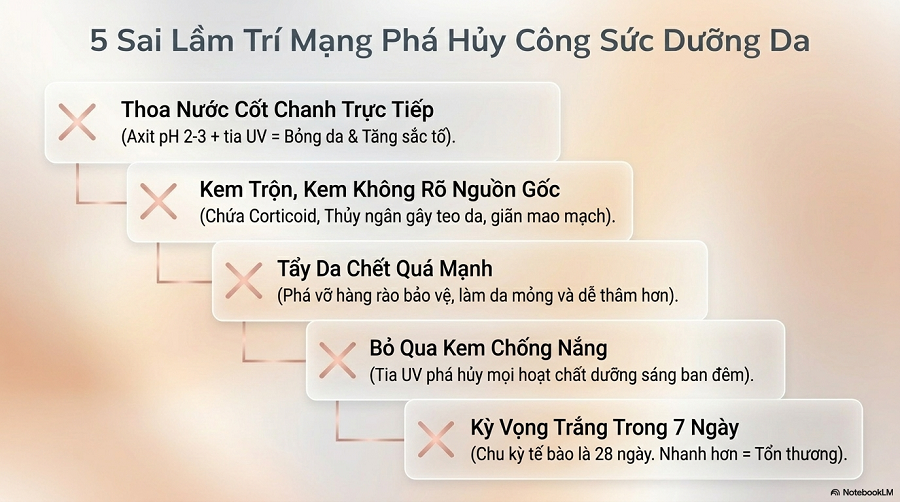 cách làm trắng da