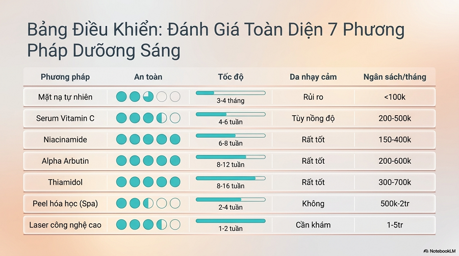 cách làm trắng da