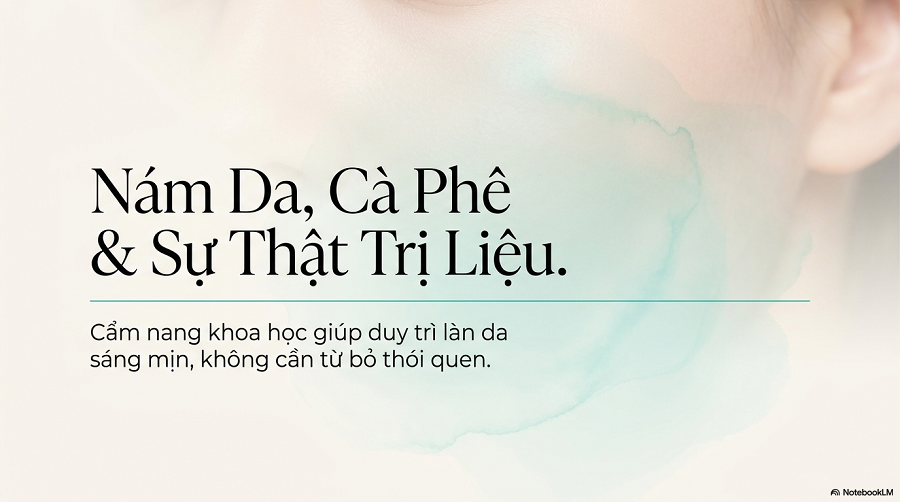 uống cà phê có bị nám da không