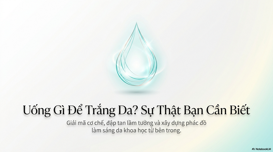 Uống gì để trắng da