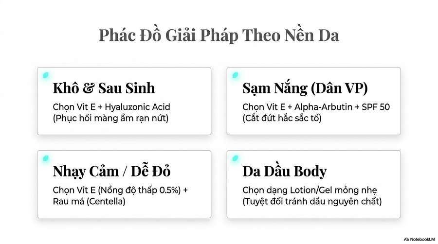uống vitamin e có trắng da không