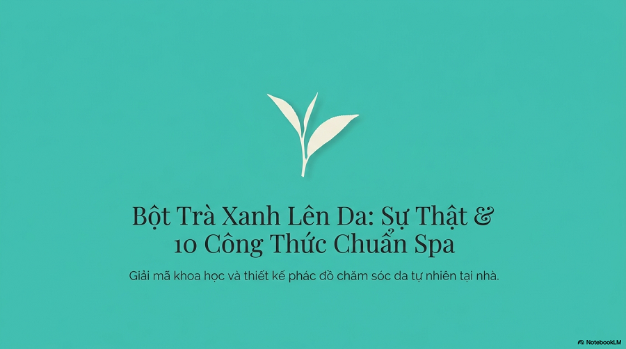 cách làm trắng da bằng bột trà xanh