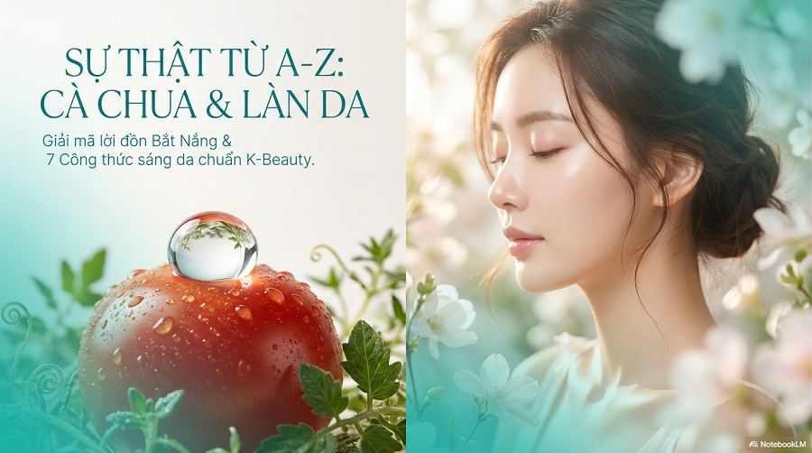 cách làm trắng da bằng cà chua không bắt nắng