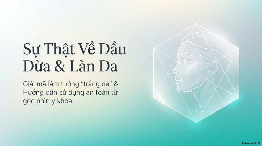 cách làm trắng da bằng dầu dừa