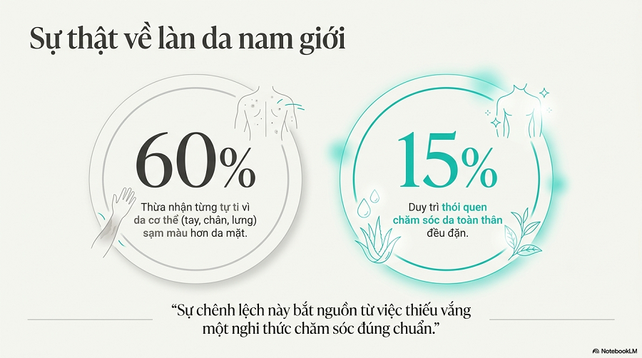 cách làm trắng da cho nam