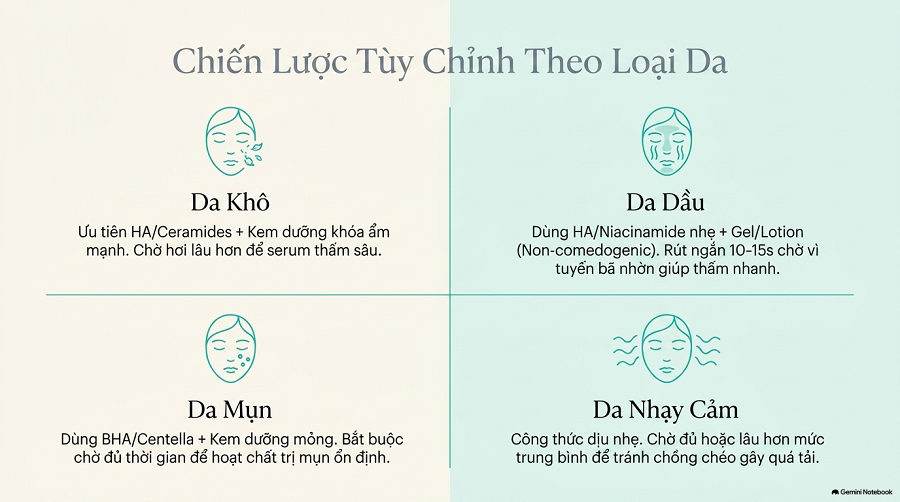 Bôi serum bao lâu thì bôi kem dưỡng ẩm?
