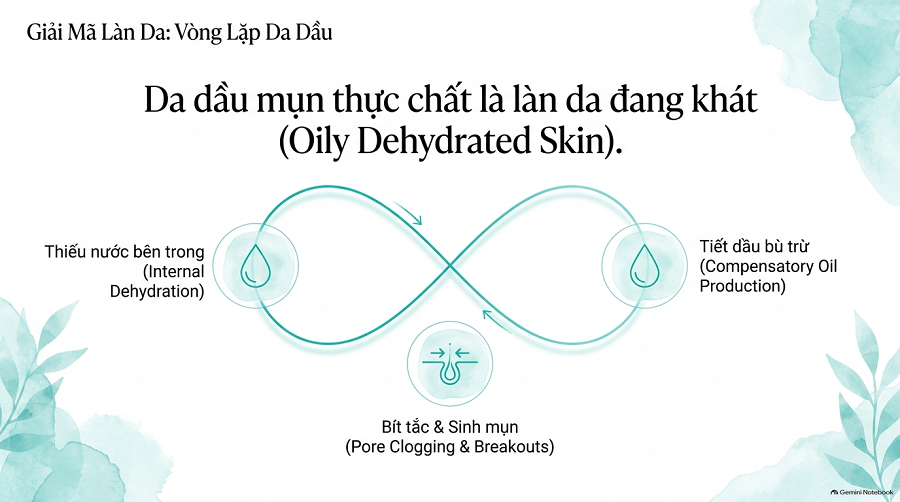 cách dưỡng ẩm cho da dầu mụn tại nhà
