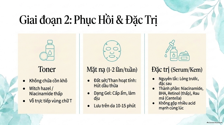 cách dưỡng ẩm cho da dầu mụn tại nhà