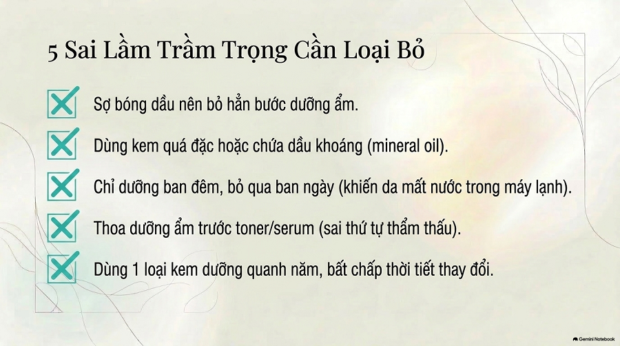 da dầu có cần dưỡng ẩm không