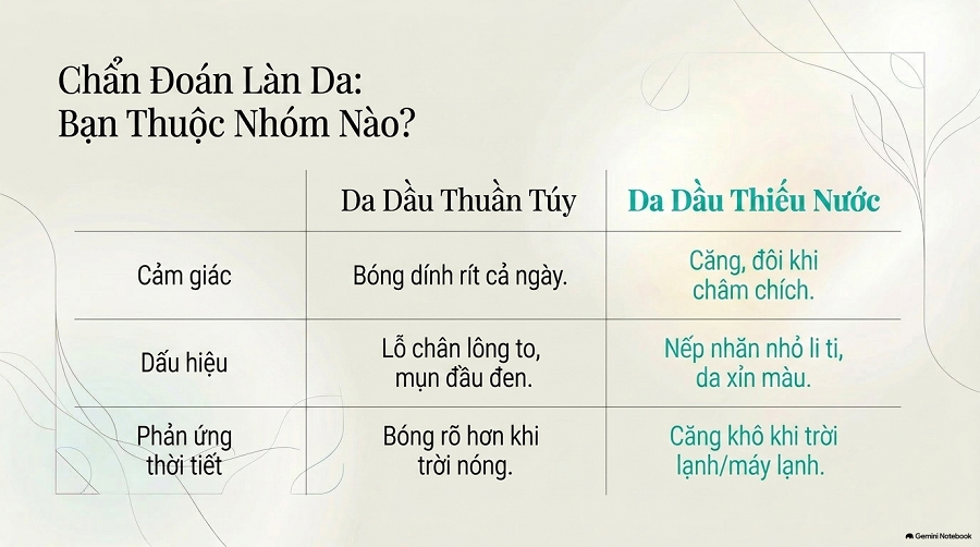da dầu có cần dưỡng ẩm không