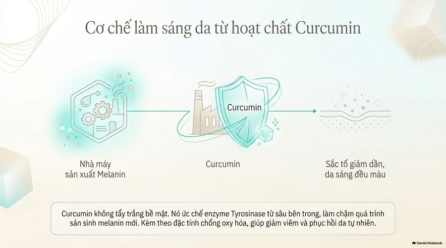 mặt nạ tinh bột nghệ trắng da