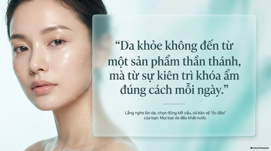 Tại sao cần dưỡng ẩm cho da
