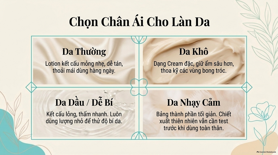 cách dùng sữa dưỡng thể đúng