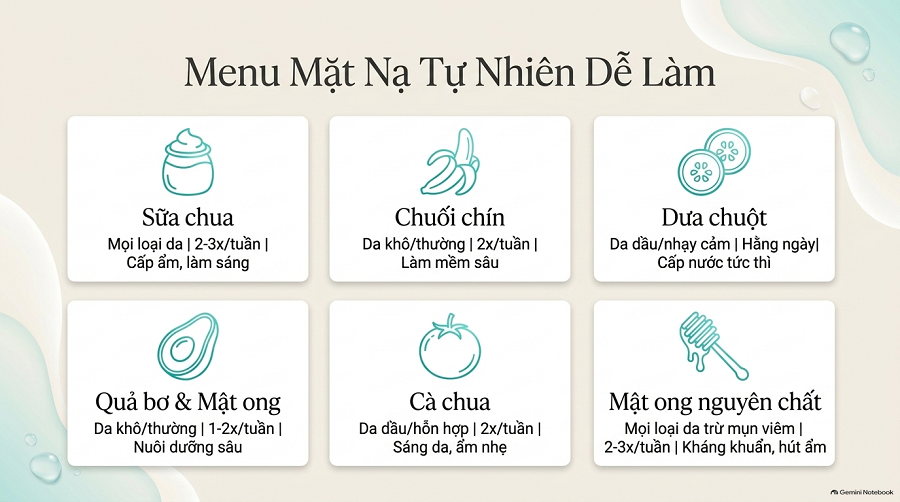 cách dưỡng ẩm da mặt tại nhà