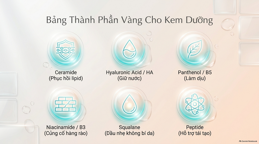 Dưỡng ẩm sau khi dùng retinol