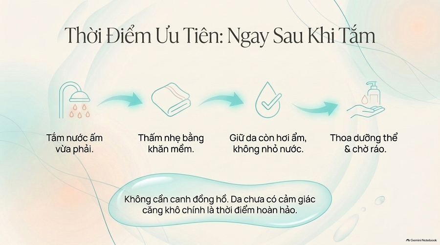 Nên Dùng Sữa Dưỡng Thể Khi Nào