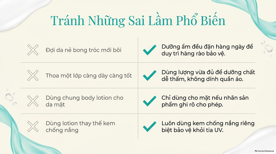 sữa dưỡng thể