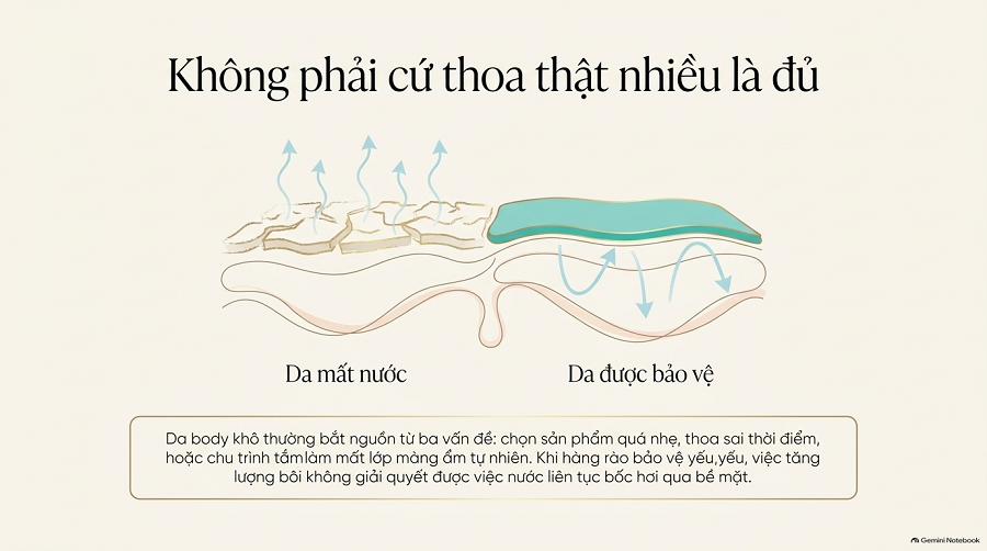 Sữa Dưỡng Thể Cho Da Khô