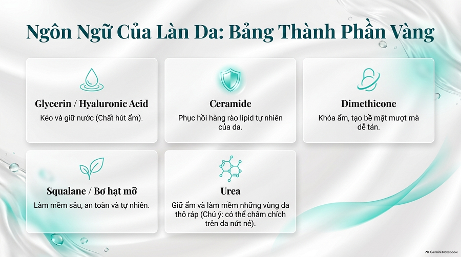 Sữa dưỡng thể dưỡng ẩm