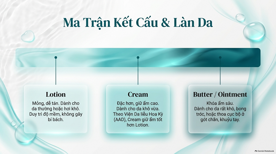 Sữa dưỡng thể dưỡng ẩm