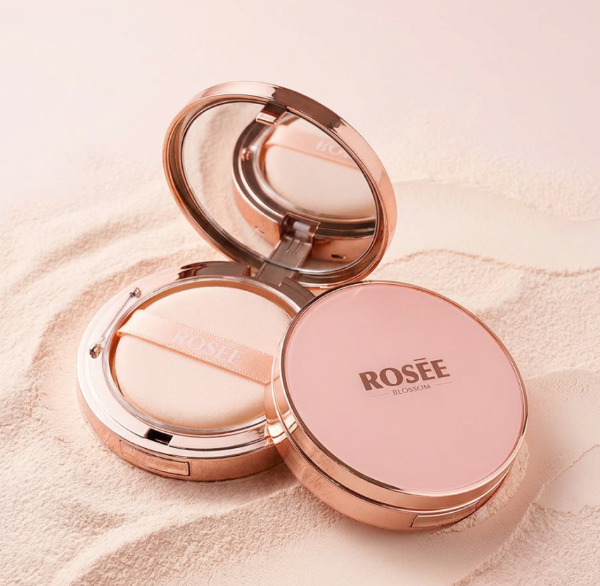 Phấn Phủ Nền ROSEE Blossom Two Way Cake 21 SPF30 PA+++