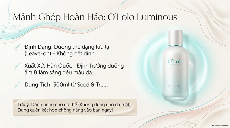 Body Lotion Có Cần Rửa Lại Không