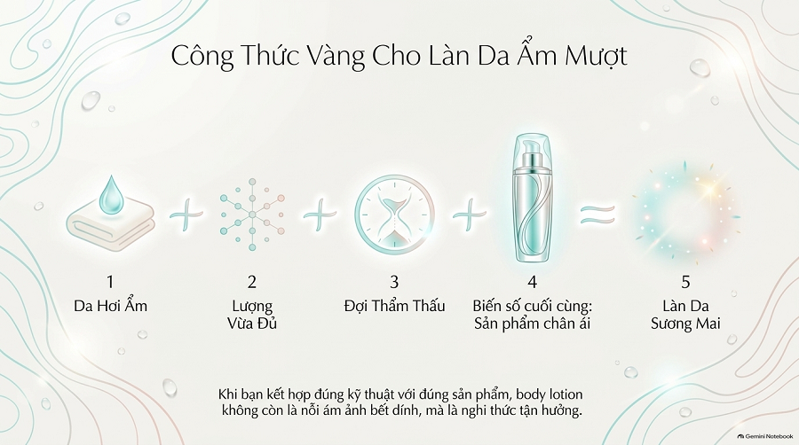 Body Lotion Có Cần Rửa Lại Không