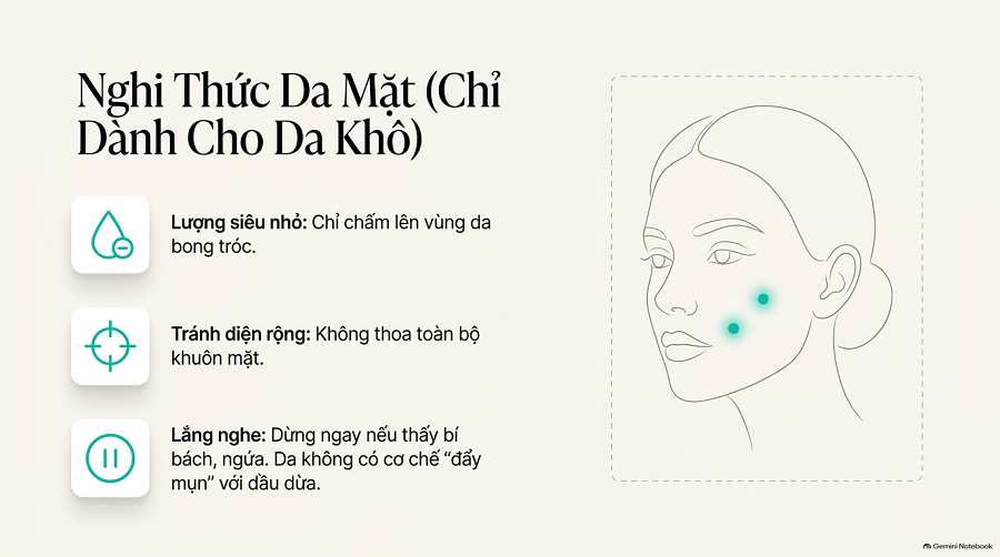 cách dưỡng ẩm bằng dầu dừa