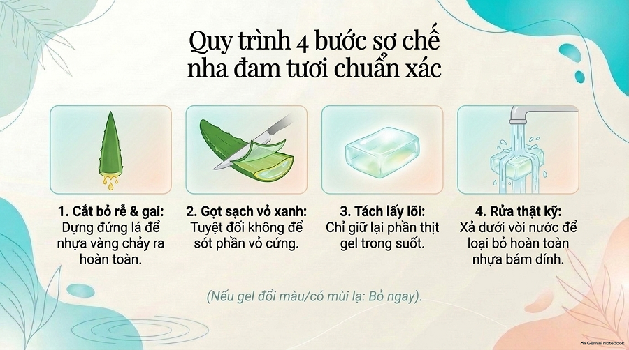 Cách dưỡng ẩm bằng nha đam