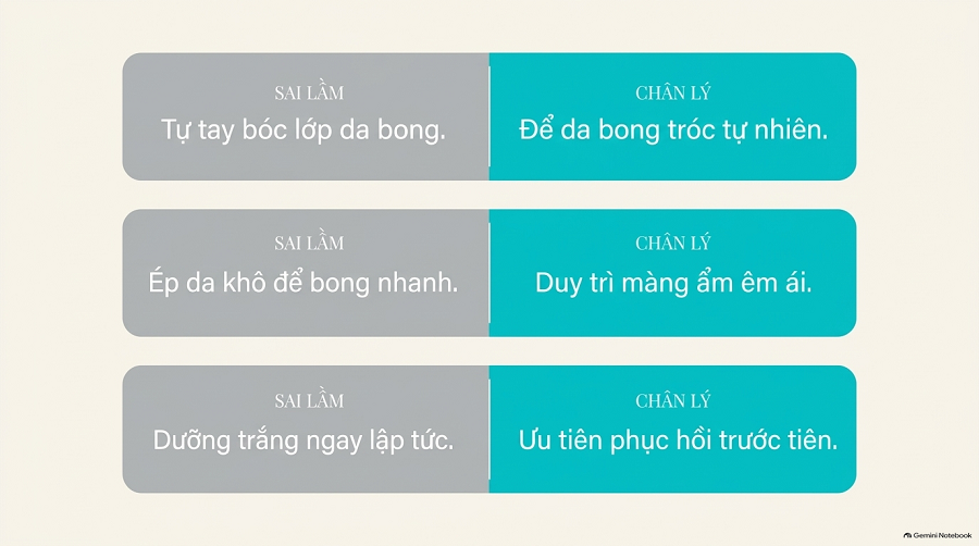 Peel Da Xong Có Dùng Kem Dưỡng Ẩm Được Không